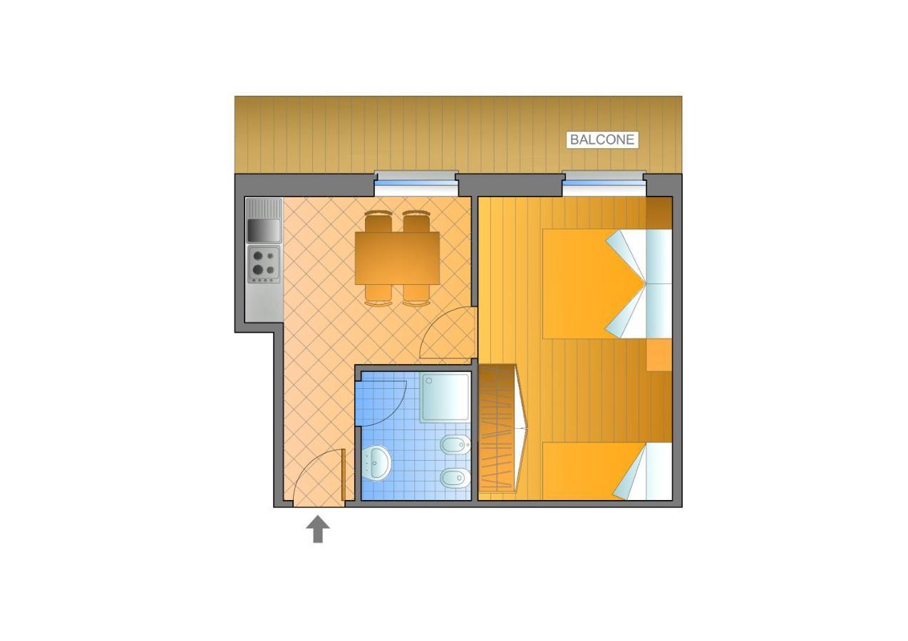 Appartamento con 1 Camera da Letto
